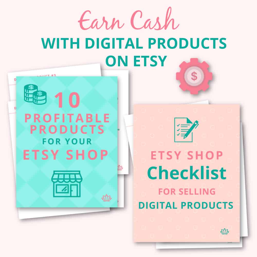 Earn Cash with Digital Products on Etsy by EverTemplate (that's us!)