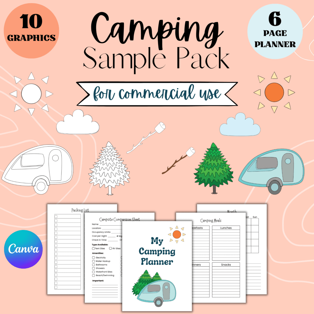 Free Camping Planner by PLR Friends