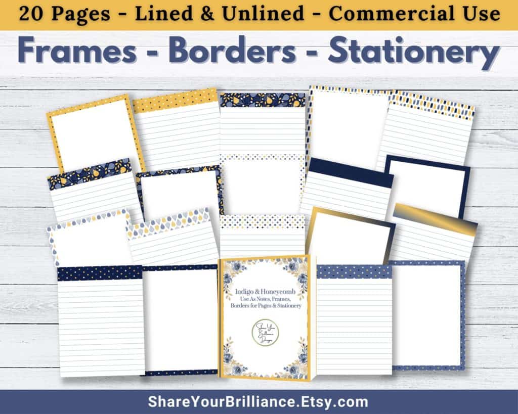 Free PLR Stationary by Share Your Brilliance